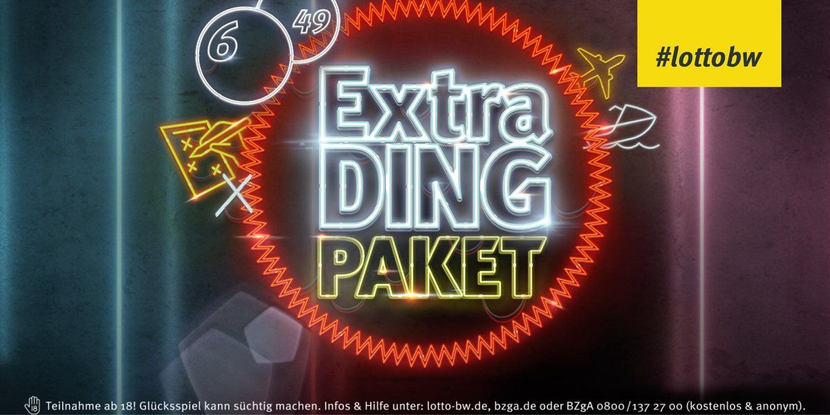 lottobw's tweet photo. Sonderauslosung #ExtraDING am 11. Mai 2022. Exklusiv in Baden-Württemberg.
Das Besondere: Extra-Gewinn von 35 Euro pro ExtraDING-Paket ist garantiert. Die auf 66.000 Stück limitierten Quicktipp-Pakete gibt es in allen Annahmestellen in #BaWue.
Mehr Infos: https://t.co/YdpqdTiL0b https://t.co/aTs3fmToH3