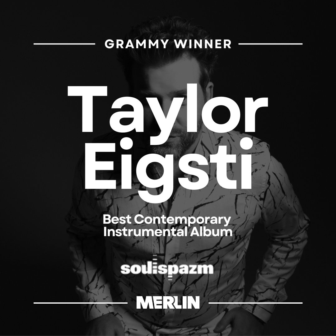 merlinnetwork's tweet photo. Congratulations to #MerlinMember @Soulspazm and their artist @tayloreigsti on your Grammy win! #GRAMMYs https://t.co/bAgaNSFm7q