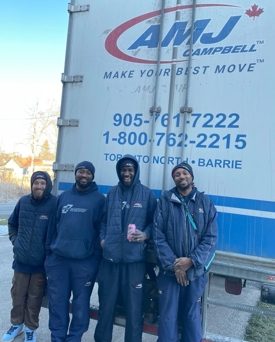 amjcampbell's tweet photo. βοΈβοΈβοΈβοΈβοΈ
"These fine professional gentlemen did an amazing job moving me Thomas Milne and my wife Verna from Orangeville to our new home in Innisfil Ontario #amjcampbellbarrie did amazing thank you" - Thomas M
#AMJCampbell #MakeYourBestMove https://t.co/f3UfJpeq88