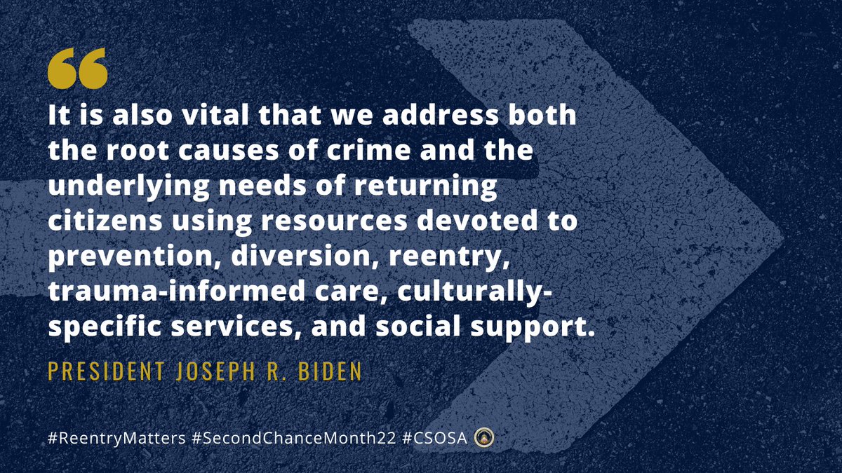 DC_CSOSA's tweet photo. #SecondChances are at the root of the work we do here at CSOSA. We focus on this notion all year, but especially in April, which is recognized nationally as #SecondChanceMonth. Read @POTUS's full #SecondChanceMonth22 proclamation at https://t.co/muAGAC92Ur. https://t.co/hhESlYCIae