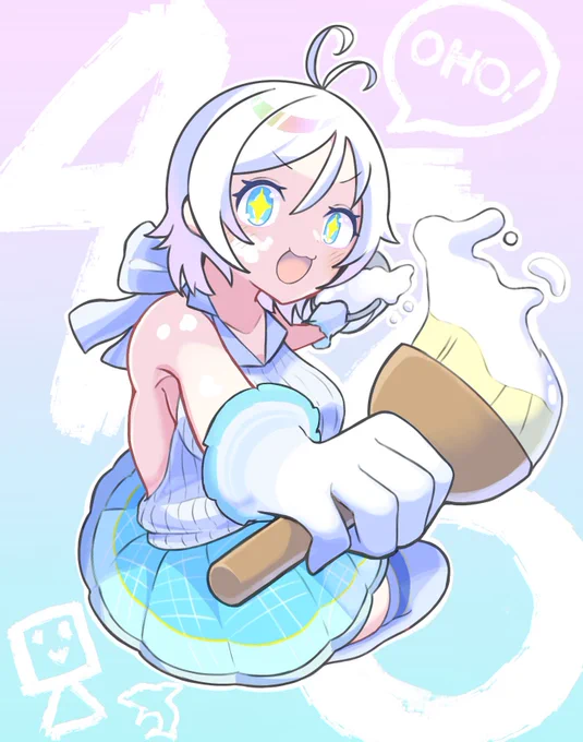 今日はあなたの世界をまっシロに!
#シロの日 #SiroArt 