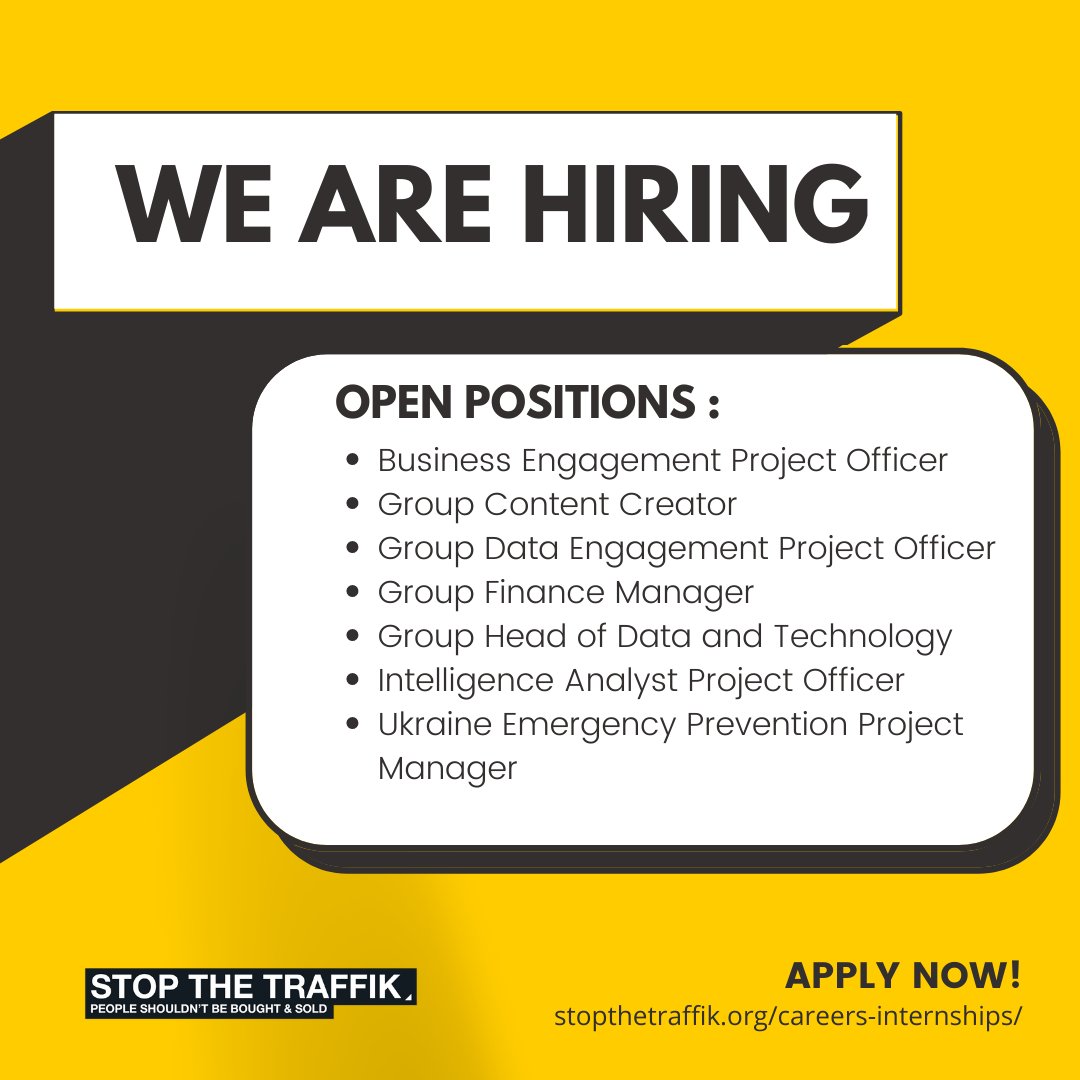 STOP THE TRAFFIK tweet media