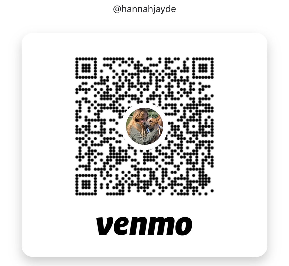 poptortured's tweet photo. @Venmo Blue has always been my lucky color💙 #VenmoMe! @ Hannahjayde 🥰 https://t.co/FrUxqib25I