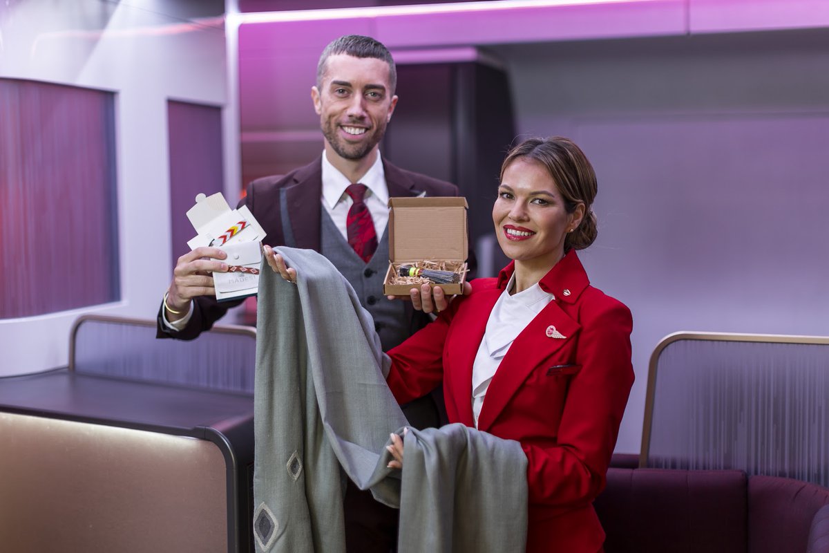 made51_unhcr's tweet photo. We are thrilled to announce that refugee craftsmanship is launching on @virginatlantic! ❤️✈️ 

This is a great example of how companies can work w/ MADE51 to show solidarity w/refugees and drive refugee inclusion in global value chains. 

https://t.co/fYO5QbIOdo

#WithRefugees https://t.co/kYd31PxkH3