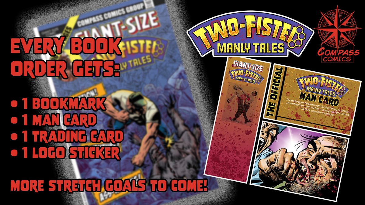 Back it today and let's get everyone a hardcover!
igg.me/at/manly-tales…
#comicsgate #comics #crowdfunding <a href="/EthanVanSciver/">ETHAN VAN SCIVER</a> <a href="/JonMalin/">MALIN X</a> <a href="/shanedavisart/">Shane Davis Wizard's Favorite Break Out Artist 09!</a> <a href="/comickelsey/">Kelsey Shannon</a> <a href="/BillyTucci/">Teen Sensation Billy Tucci®</a>  <a href="/NileScala/">Nile Scala</a>