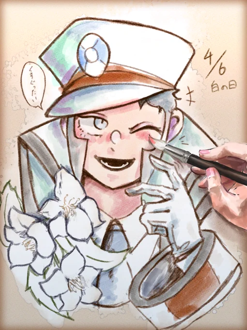 #4月6日もkdrの日
素敵タグお借りしましたー!ありがとうございます!!!
ついつい動いちゃう絵の中のクダリさんです。 