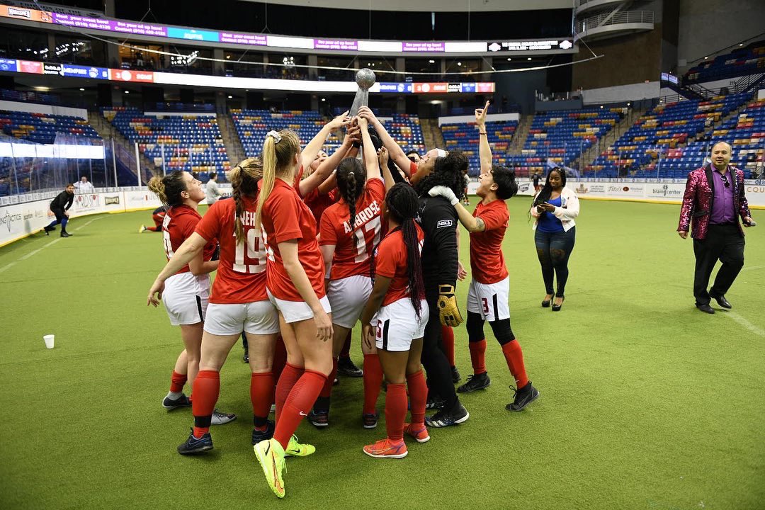 MemAmericans's tweet photo. What a team!! ❤️🤍💙 #BluffCitySoccer #Champions #NISLpro https://t.co/GRQRzJamxA