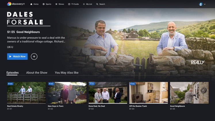 AldersonEstateA's tweet photo. Thanks so much for all of your encouraging feedback and for watching our tv series ‘Dales for Sale’ - did you know you can catch up and watch anytime on Discovery plus along with Really channel Monday’s at 9pm Saturday’s at 3pm and Sunday’s at 7pm
🙏🏻
#reallytv #discoveryplus #TV https://t.co/qImcUVzSxk