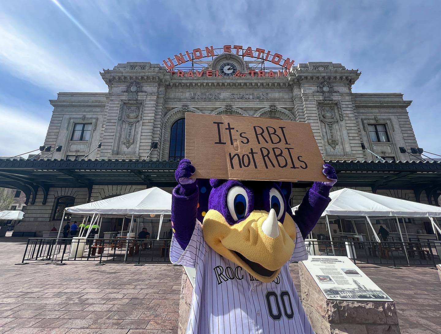 drawing rockies mascot