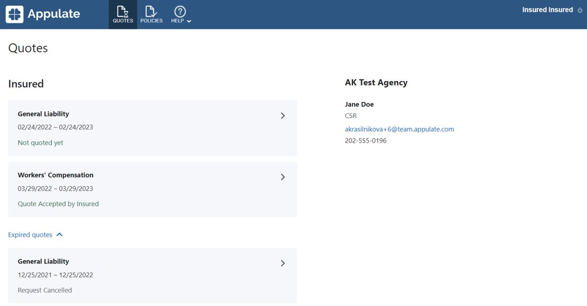 Appulate's tweet photo. #Agents who want to easily engage the insured during the quoting process &amp; connect with markets more effectively – we have revamped our Insured Portal just for YOU with the release of #Appulate 11

See how it works today! #insurtech https://t.co/NpoOoXtKso https://t.co/7XtUTCtksC