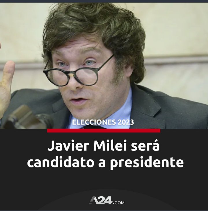 SebaNeira71's tweet photo. @JMilei @LLibertadAvanza desde el interior de la Pcia. Del Neuquen. Cansado de los políticos corruptos, se necesita una nueva generación incorruptible, JMilei que Dios y el pueblo te acompañe! https://t.co/ZjUfn6yaEn