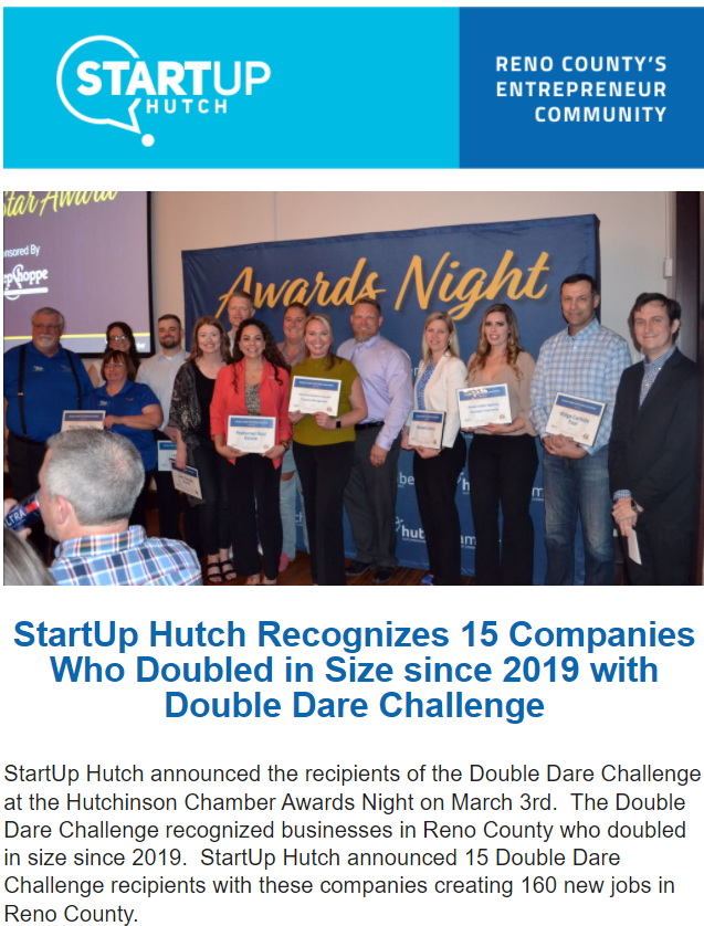 Don't miss out on the latest happenings from the Reno County entrepreneurship community! Sign up for our monthly newsletter to find out about events, new local business ventures and news from around the region.

Read the latest here: mailchi.mp/7b3de52d9781/s…