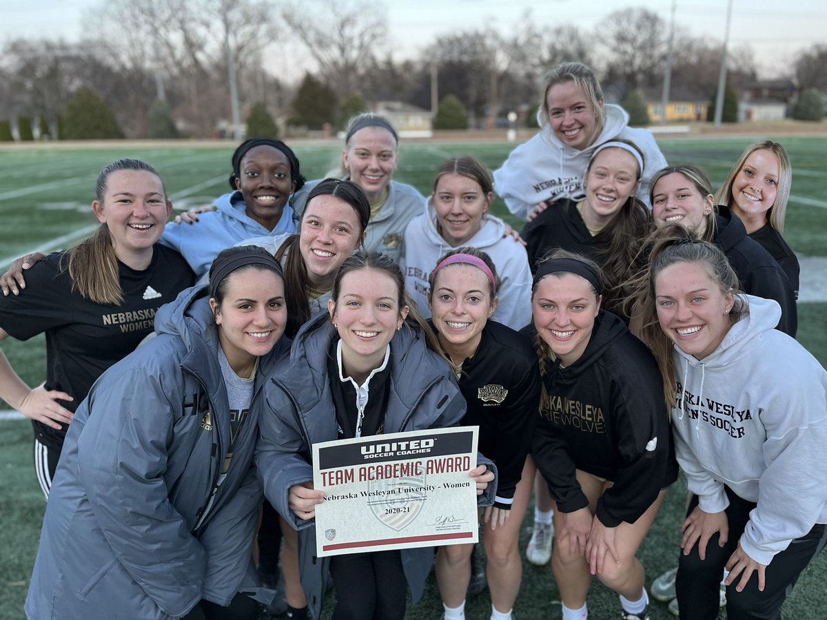 NWUWSoccer's tweet photo. So proud of the team continuing the NWU W soccer tradition of academic success! We have brought one of these home year after year. Congrats on your hard work ladies! 🤘🐺 https://t.co/BUuV0qRau2