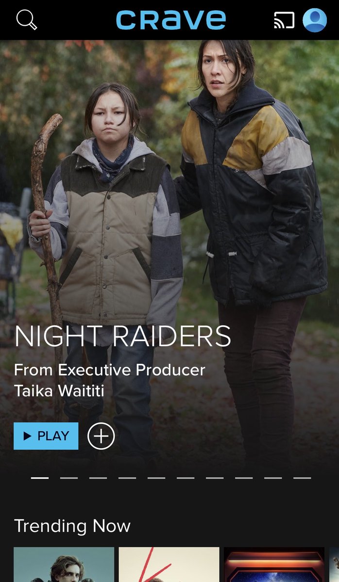 For all who’ve been asking, #NightRaiders is now available on ⁦<a href="/CraveCanada/">Crave</a>⁩! Check it out there in English(OV), Cree &amp; French versions! #indigenousfilm #cdnfilm #nzfilm ⁦<a href="/Elevation_Pics/">Elevation Pictures</a>⁩ ⁦<a href="/danisgoulet/">Danis Goulet</a>⁩ ⁦<a href="/TaikaWaititi/">Taika Waititi</a>⁩