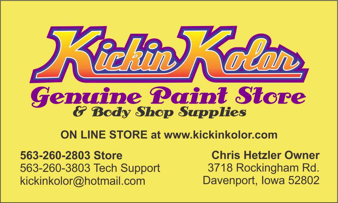 Thank you to <a href="/HetzStudio/">Jim Hetz Hetzler</a> at Kickin' Kolor in Davenport, Iowa for being our Presenting Sponsor for our Inaugural Golf Outing on May 1st. 

Register your team now.
clarkepride.com/sports/fball/2…