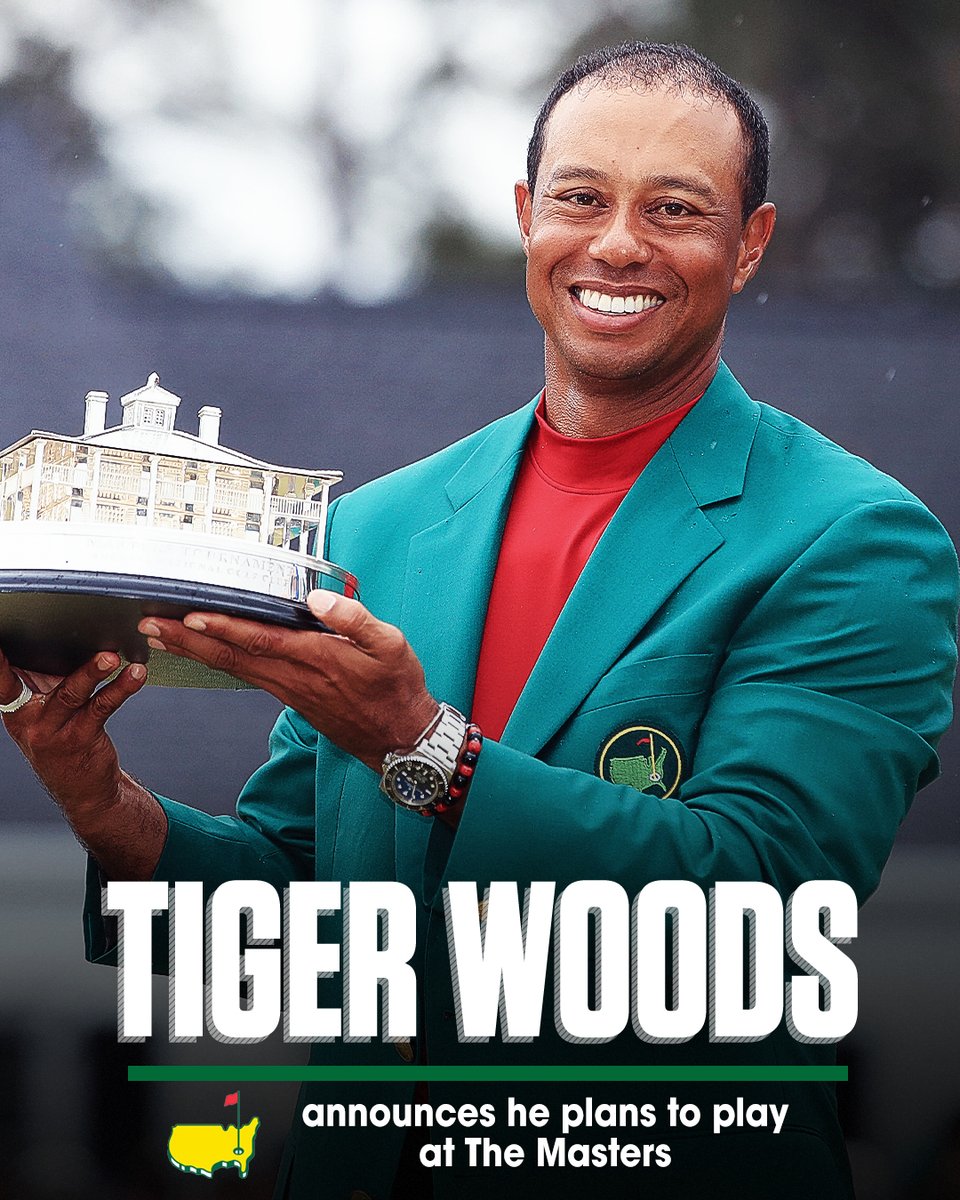 GolfChannel's tweet photo. "As of right now, I feel like I am going to play." -@TigerWoods https://t.co/5bYZmaOFL6