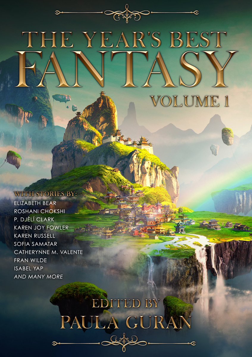 Cover reveal! The Year’s Best Fantasy, Vol. One #fantasy #anthology #stories