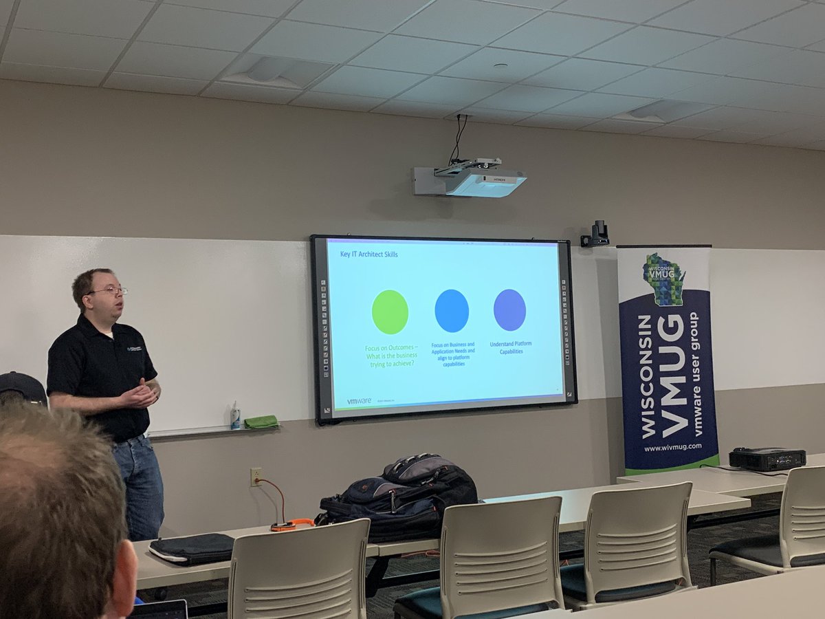<a href="/seanpmassey/">Sean Massey @seanpmassey@vmst.io</a> talking about skills needed in a multi cloud world at the <a href="/wivmug/">WI-VMUG</a> mtg in Appleton.