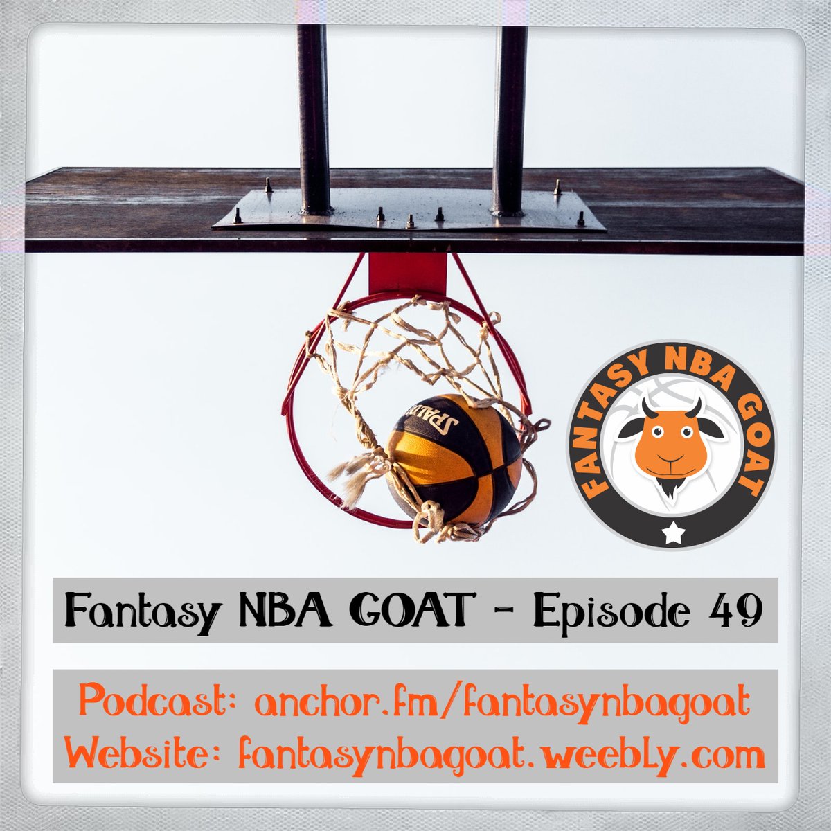 Fantasy NBA GOAT - Episode 49

On the newest episode of #FantasyNBAGOAT 🐐 #podcast 🎙️ we talk about #NBA news 📰, waiver wire pickups, and playoff (postseason) #fantasybasketball 🏀.

anchor.fm/fantasynbagoat…