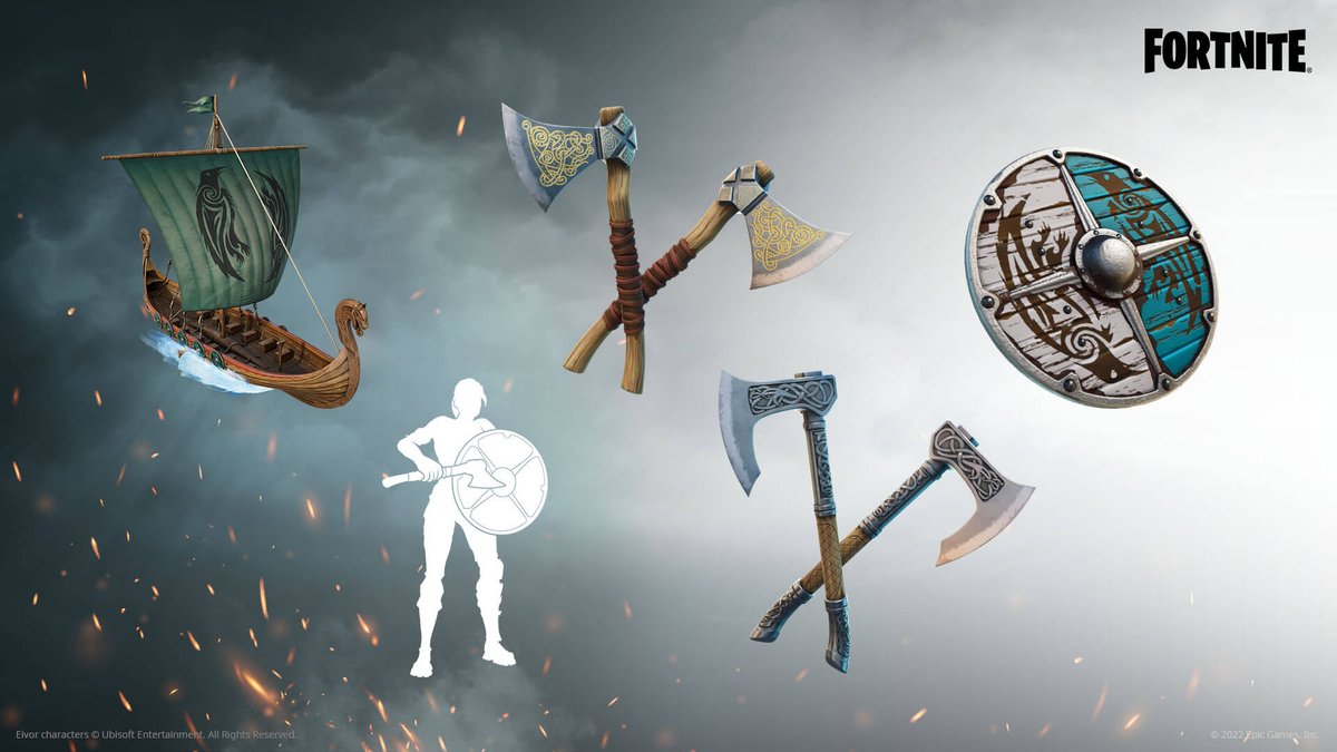 CriptAssassini's tweet photo. 🪓 Eivor Varinsdottir ed Ezio Auditore sono in arrivo su Fortnite!

🔗 Link: https://t.co/lQ9LLyb8Iz https://t.co/XWQeGtDE1f
