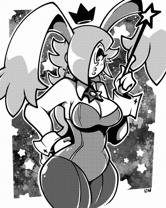 Bunny Rosalina doodle for bunny month 