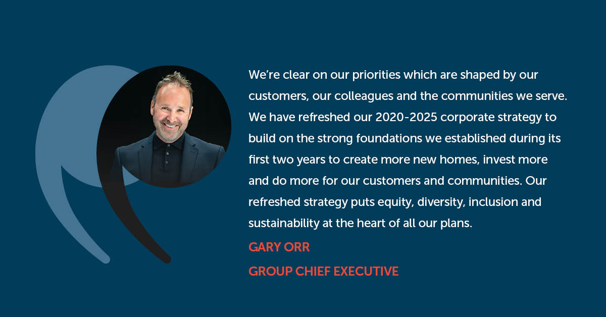 We've built firm foundations in our first two years including the completion of 849 homes this financial year🏡 

However we want to build more, invest more and do more. But first, find out more about our performance this year: bit.ly/3Ja7VV5

#ukhousing