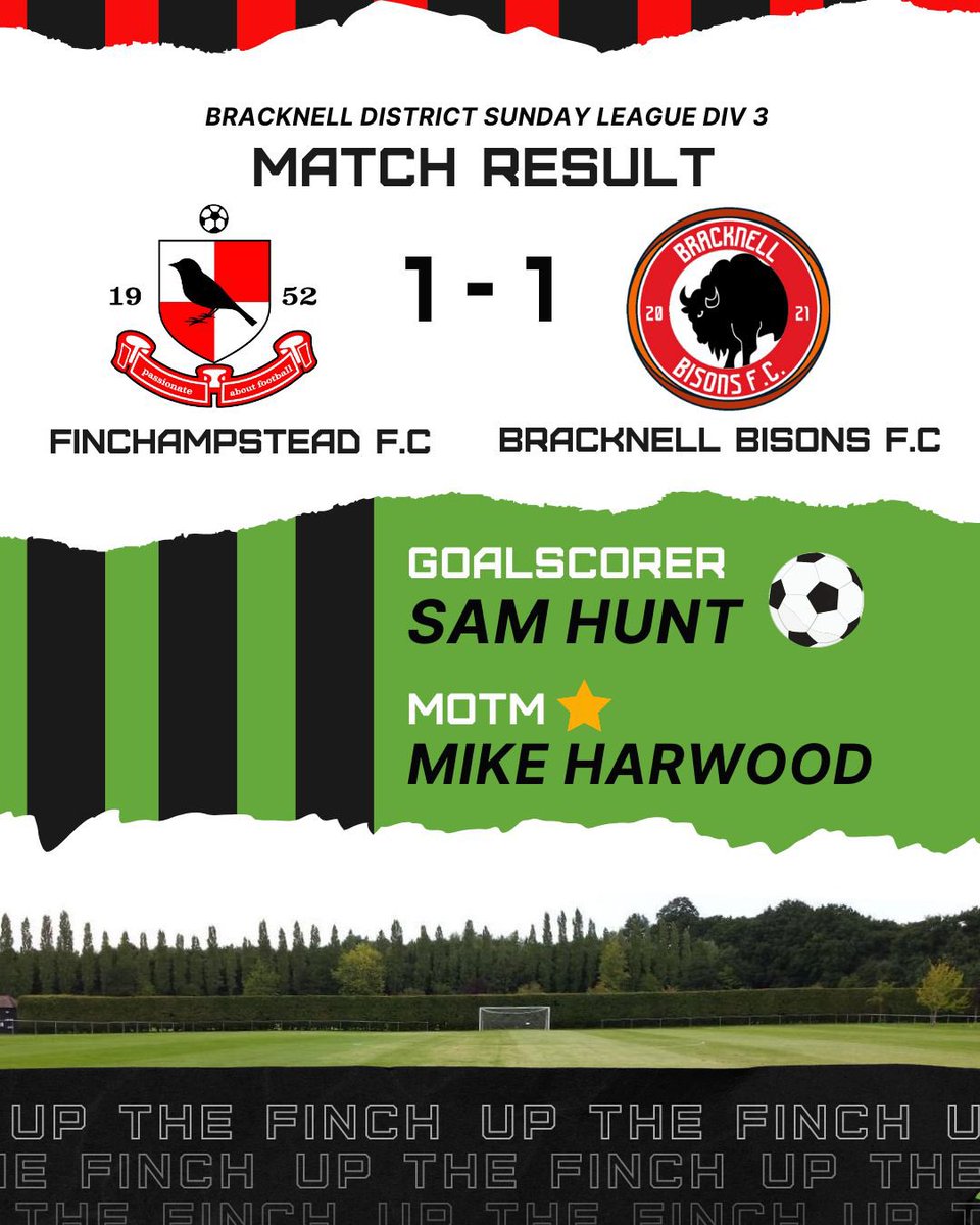 AthleticFinch's tweet photo. Great game Sunday,chances at both ends!The lads looking the better in the first half but just couldn’t finish, @AlRagzzz giving the keeper a couple of scares hitting the post! @BBisonsFC came back fighting and opened the scoring!But we came back and secured the point #UPTHEFINCH https://t.co/w9VXCjOCZL