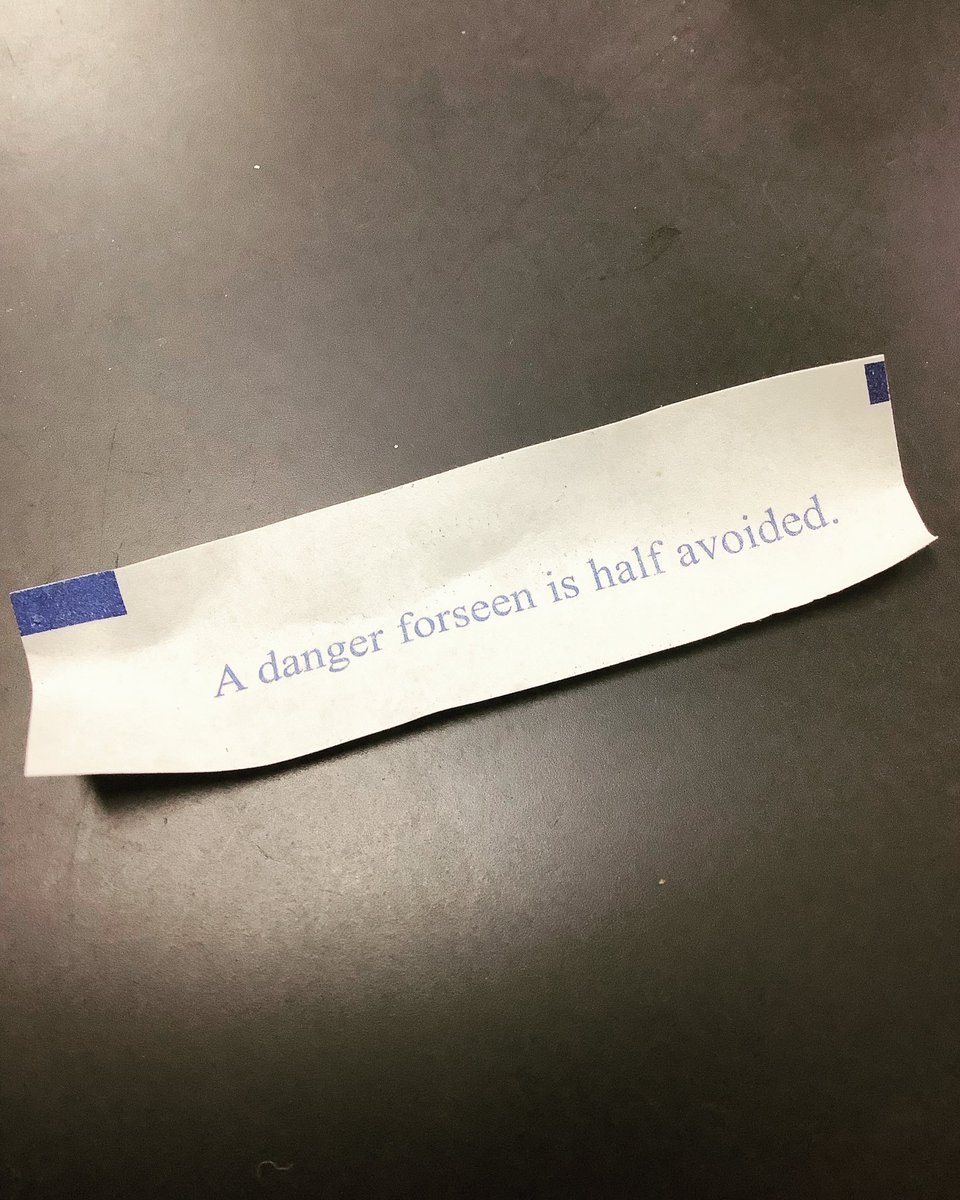 ejkaretny's tweet photo. A heckuva fortune to get while planning yet more lessons on #climatechange ๐ #HowTheCookieCrumbles https://t.co/E4JBoHz6TL