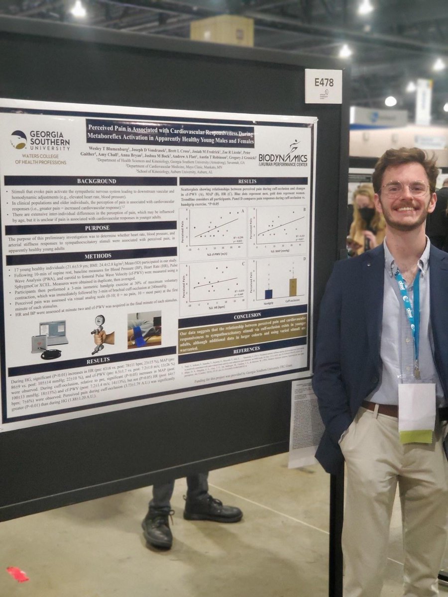 Incredibly proud of the dedication and perseverance of these young scientists who did a fantastic job representing <a href="/GeorgiaSouthern/">GeorgiaSouthern</a> and the <a href="/WCHP_GS/">Waters College of Health Professions</a> at <a href="/expbio/">Experimental Biology</a> today! #expbio2022 👏👏👏