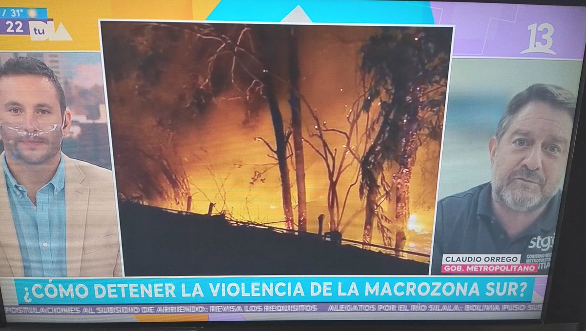 Esta si que es buena, nunca antes vista: el matinal del <a href="/canal13/">El 13</a> se pregunta cómo resolver la violencia en la MACROZONA SUR y llaman al INTENDENTE DE SANTIAGO para que responda... 🤦🏽🤦🏽🤦🏽