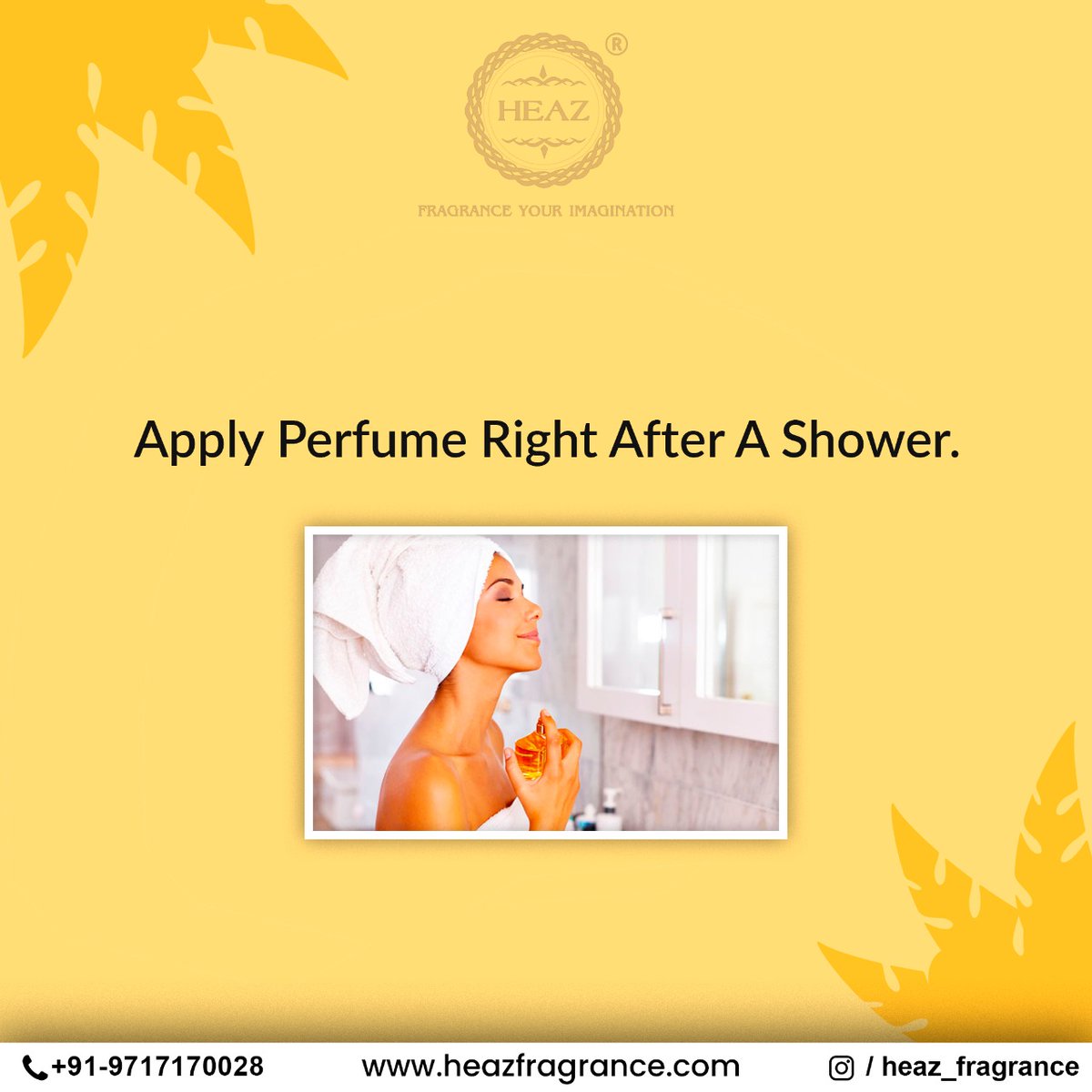 HeazPerfumes's tweet photo. The summer is right here &amp; brings along with it an uninvited guest called “sweating.”

Make your perfumes last longer this summer with top tips.

#perfume #classy #scent #perfumecollection #perfumes #beauty #fragrances #scentoftheday #fragrancelover #perfumelovers #perfumeaddict https://t.co/2RzPVXdize