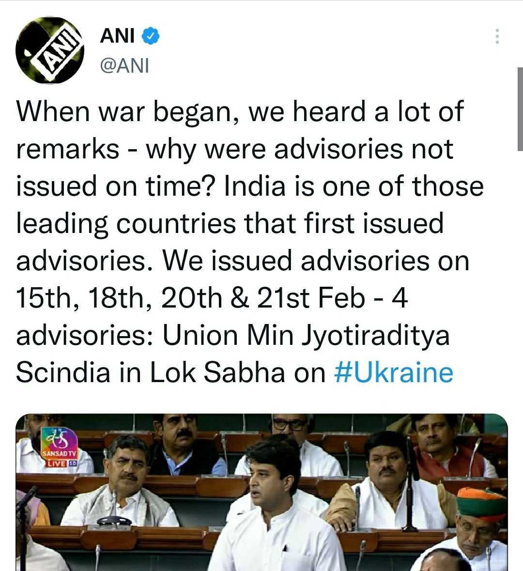 saahilmenghani's tweet photo. PM Modi's minister just said this in the PARLIAMENT wrt to Russia &amp; Ukraine. It's UNTRUE. And I'll present irrefutable evidence to say so.

Presenting a #THREAD on my 2 week long investigation in which I examined over a thousand documents issued by 124 countries. https://t.co/NXhBRGF7lW