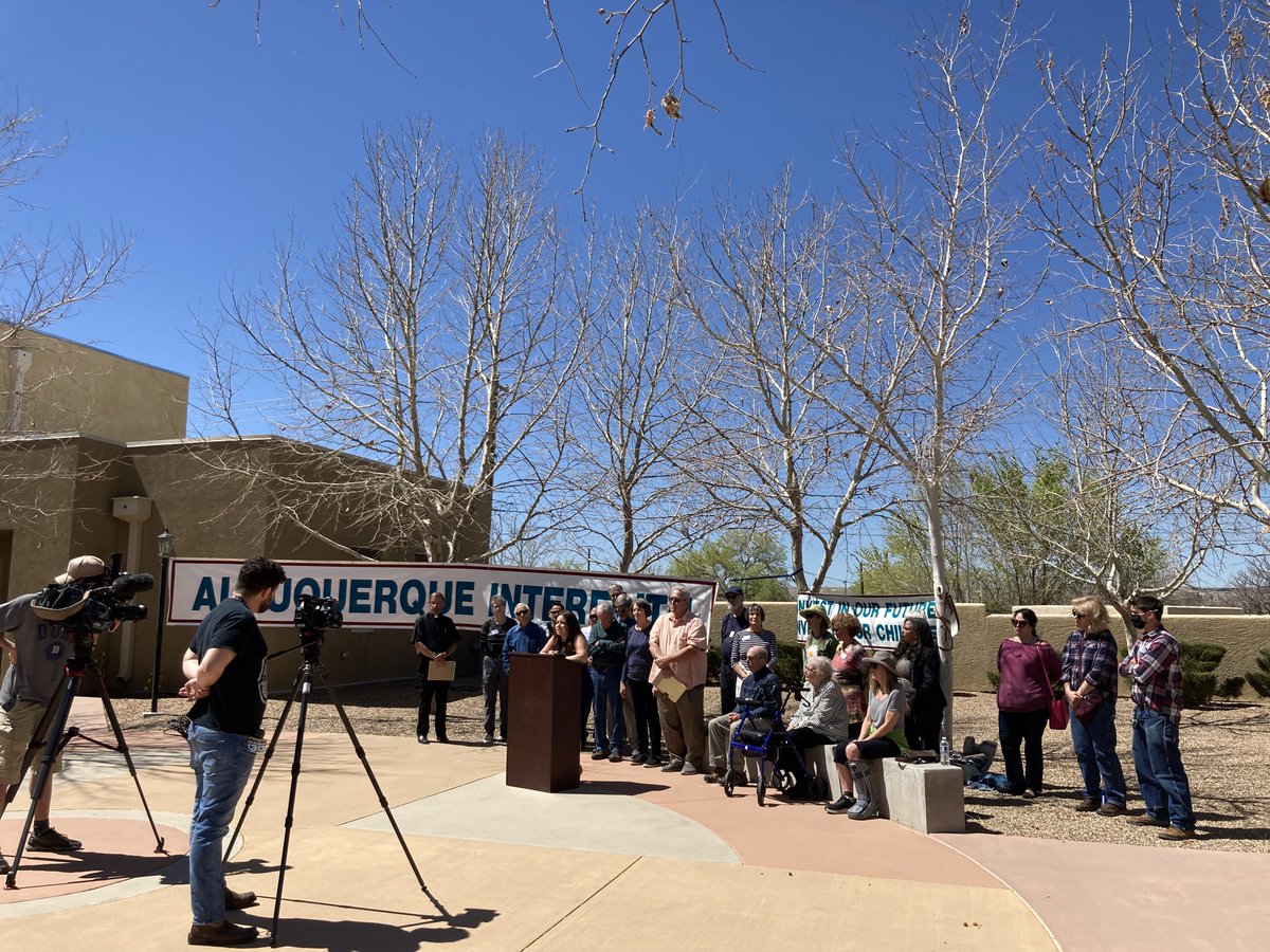 ABQInterfaith's tweet photo. Albuquerque Interfaith coalition of schools, congregations, synagogues, and non-profits calls on New Mexico @GovMLG  and Legislature #nmleg to Hold Public Schools Harmless from Devastating Cuts in a Time of Substantial Revenue Surpluses #nmpol https://t.co/cPKPoneG9v