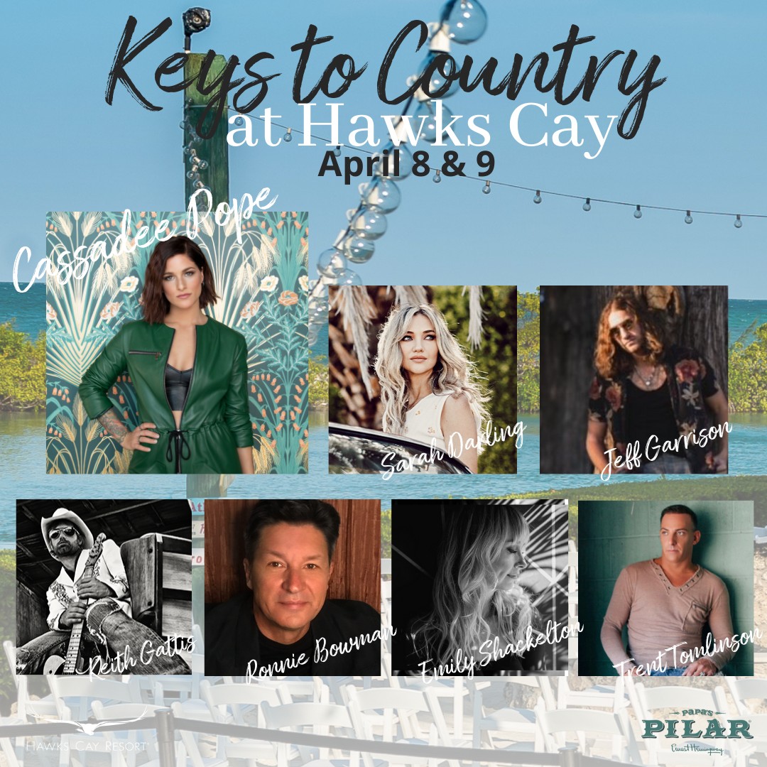 HawksCayResort's tweet photo. The countdown has begun... Just three days until these incredible artists take the #KeystoCountry stage at #HawksCayResort! Who are you most excited to see? https://t.co/STTZ2KxHkR