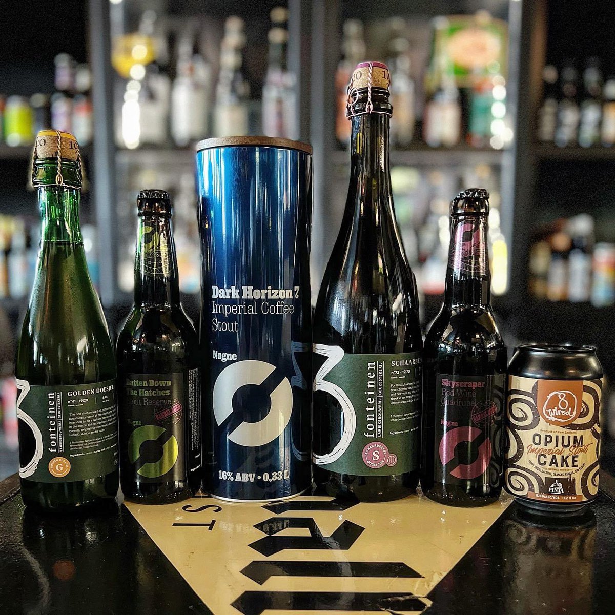 TheBeerTrappe's tweet photo. Today’s new beers: @nogneo Dark Horizon 7th Ed., Skyscraper (14% Red Wine Aged Quad) & Batten Down The Hatches (14% Barrel Aged Stout), @3Fonteinen Schaarbeekse Kriek Oogst ‘19, Golden Doesjel & @8wiredbrewing Opium Cake
#lexunite #sharethelex #teamchevychase #lexingtonky https://t.co/LKYeylViK1