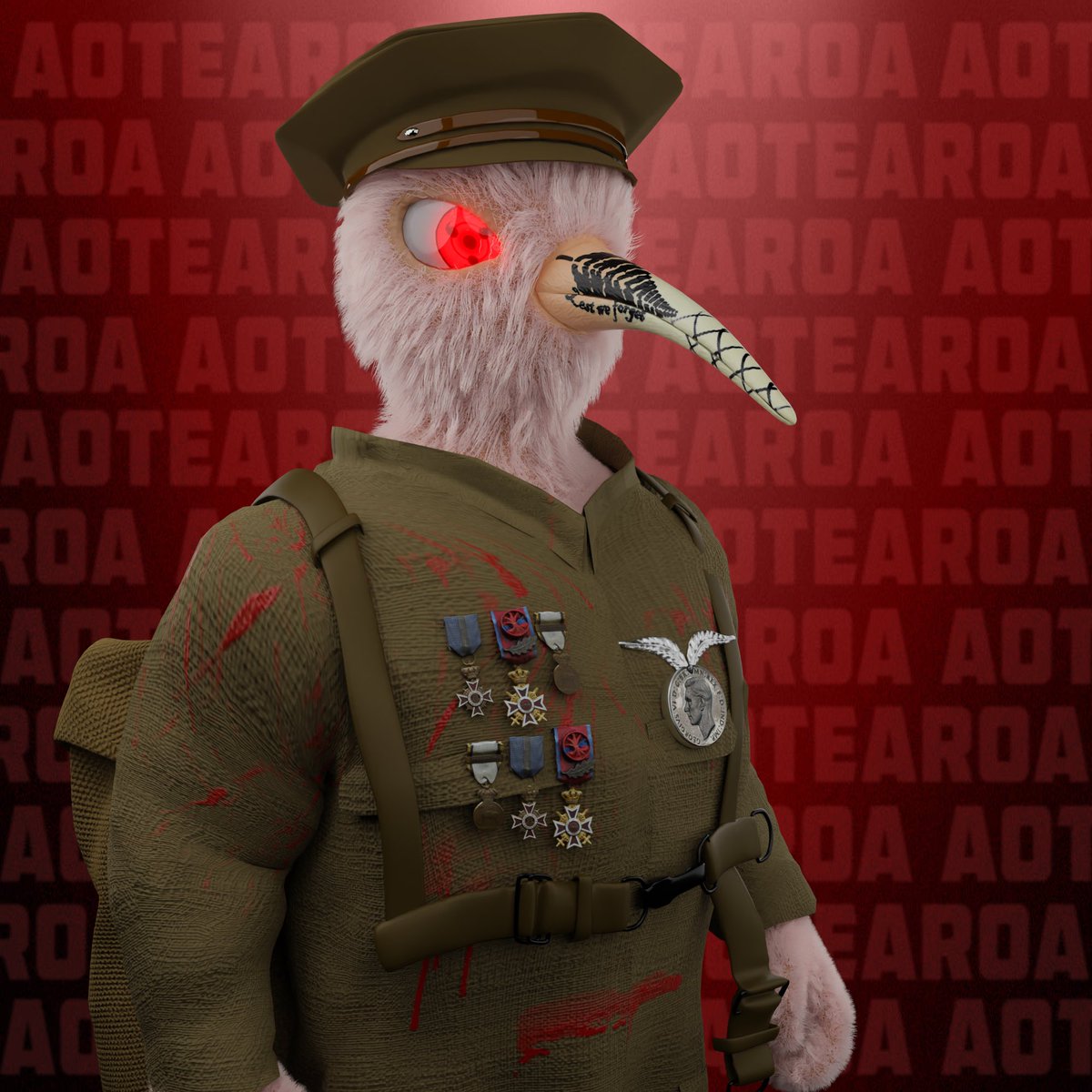 A unique a day until mint day?! Sounds good to me!!

1 of 1 Anzac Kiwi 😤

MINT PERKS
- 10k NZD in ETH once revealed.
- Free KNK merch every collection drop.
- Extra entries to KNK events (+5)
- Unique Holder Role in Discord.

3 DAYS UNTIL WHITELIST CAN MINT! LET’S GO!!!