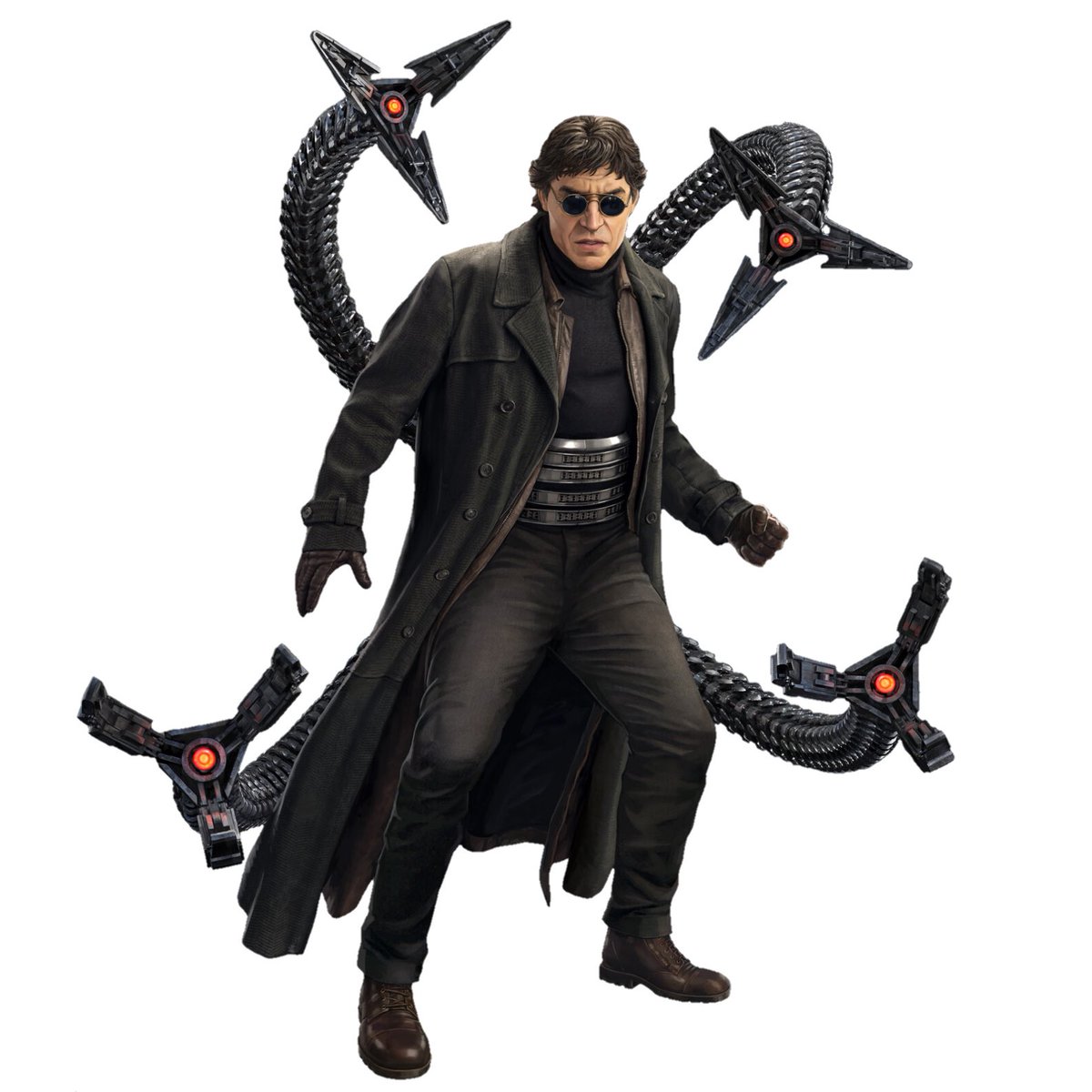 larsonrcourant's tweet photo. On my way to see Spider-Man: No Way Home and felt it necessary to dress up in the fashion of Doc Ock. Yes I did that, and you would do it too for a check! 🤪🕷🕸 Live tweet thread to follow. Watch this space. @keiraccourant and @TomHolland1996 know what this is about. https://t.co/R7cIxnjQTt