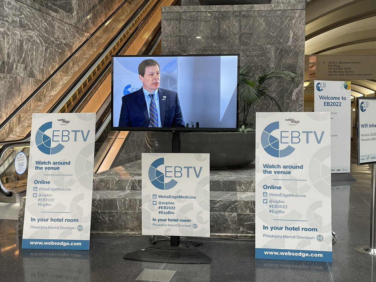 DrZhengpingHu's tweet photo. @WBColeman15 promoting @ASIPath @WomeninPath on EBTV!!! @behindourscienc @chhavic #EB2022 #ASIP #scicomm https://t.co/pAIchJVw8m