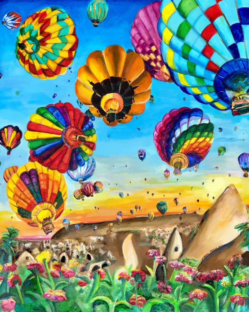ArtexpoNewYork's tweet photo. 🎨: Cappadocia Balloons  
Val Tarsia [booth #S416]
30 × 24 × 1 in
$4,000

See more > https://t.co/Gm5lc2TnWn

#ArtexpoNewYork #ValTarsia #CappadociaBalloons #contemporaryart #homedecor #color #fineart #artfair #artist #shopart #instaart https://t.co/jcdQxEegOe