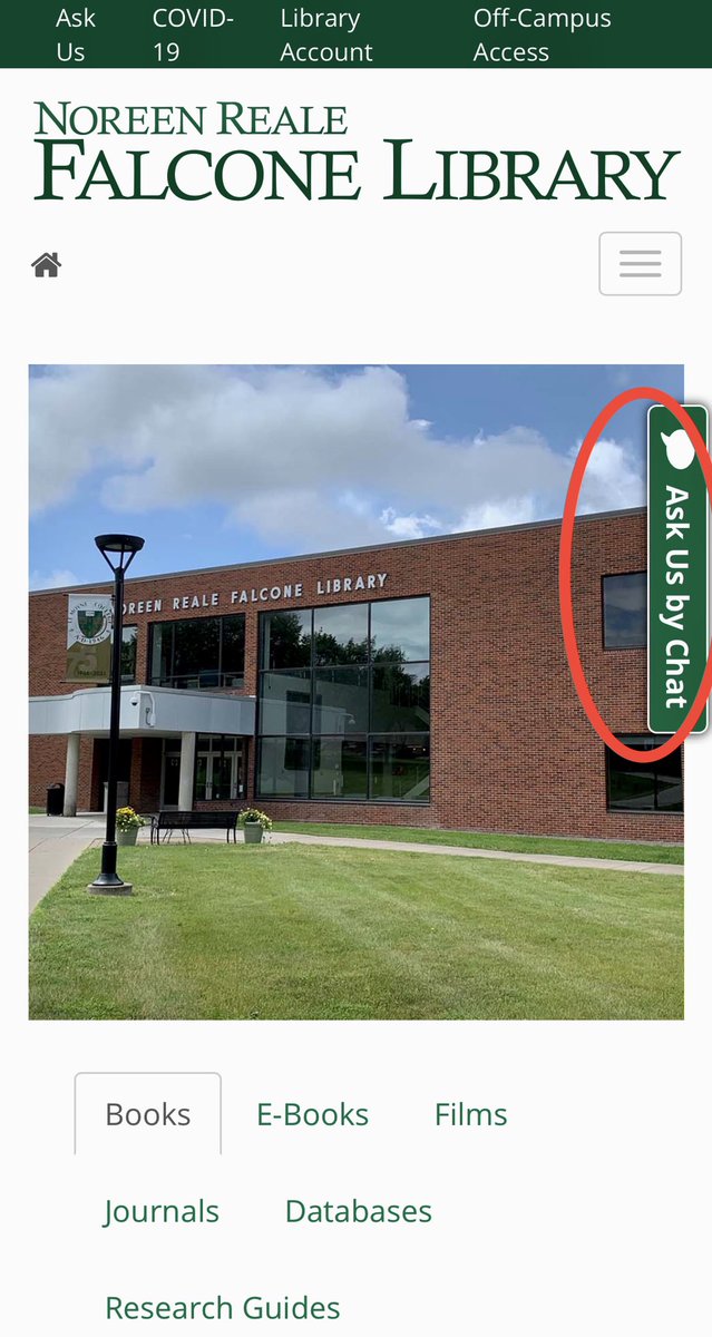 LeMoyneLibrary's tweet photo. Walk-ins are welcome!! Librarians are also hovering in the chat service, too. 😎 Celebrating libraries and librarians for #NationalLibraryWeek https://t.co/fJqeDHKB4x