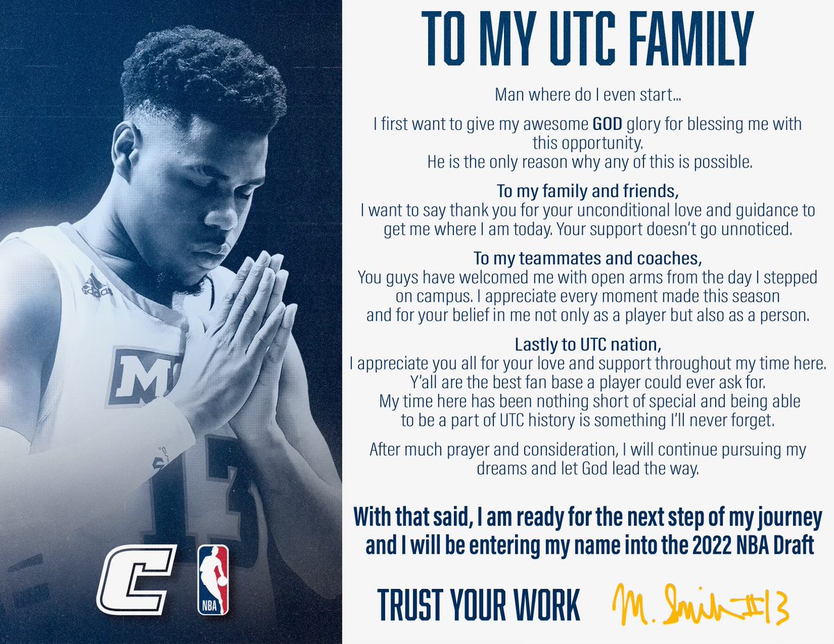 Thank you to UTC nation and everyone who helped me get here🙏🏾💙 #13out