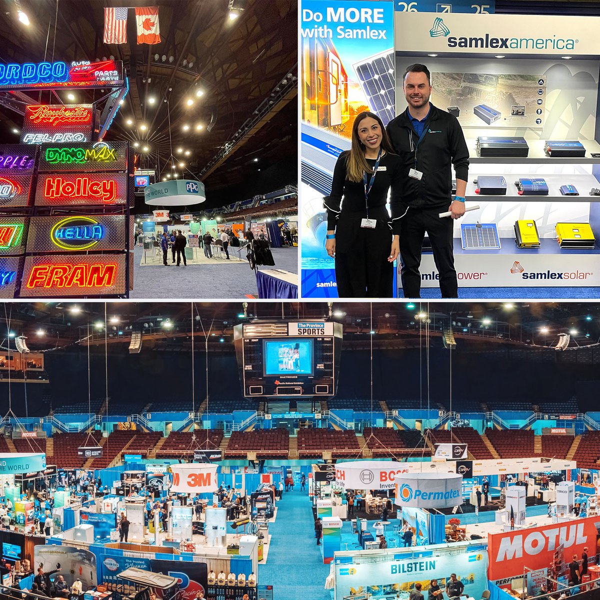 SamlexAmerica's tweet photo. We had an amazing first day at the @LordcoParts Tradeshow yesterday! Come visit us at booth C80 to check out the latest in #solar, #batterychargers and #powerinverters for your car, truck, boat or RV!
#lordco #samlexamerica #samlex #offroad #rv #overland #worktruck #marine https://t.co/WMjDFD6bzw