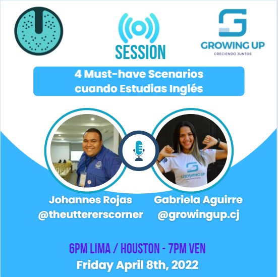 ☝️¿Quieres conocer algunos escenarios que te ayudarán a mejorar tu proceso de aprendizaje? 

😎 Este live session es para tí 😁