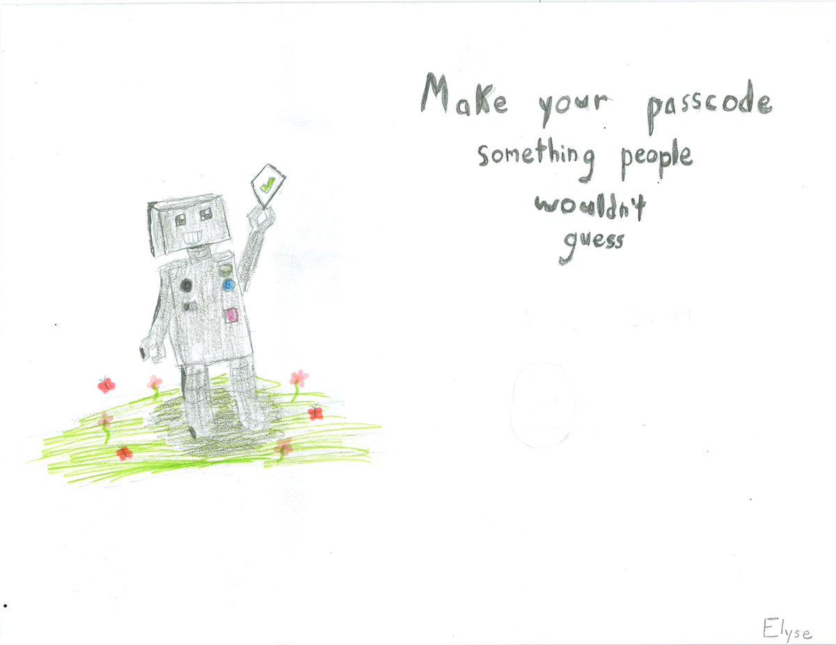 Ahmed_Amin_12's tweet photo. Very impressed by the wonderful posters submissions from @PolsonPark_LDSB grade 3/4 students to the #CyberSecurity poster challenge hosted by @ECNOConnect and @FCLEdu.
Challenge open to all #K12 students, details in the link below
https://t.co/7FFekAuPoW
@LimestoneDSB @ITS_LDSB https://t.co/q60V9NrCqf