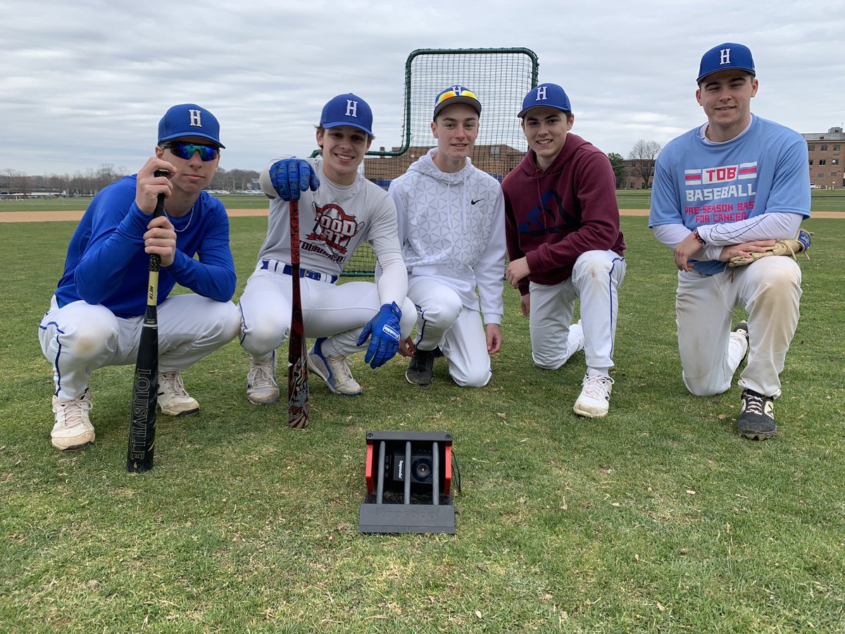 HAUPbaseball's tweet photo. Congrats to Team Nick Colon, winning our first annual @rapsodo Eagle Classic. Chris Diesso (exit velo), Eddie Ahr (launch angle), Christian Jenny (distance) and Matt Neglia (exit velo / wildcard) take home the hardware and the @Davidseeds of their choice. https://t.co/OBjBLJZAC8