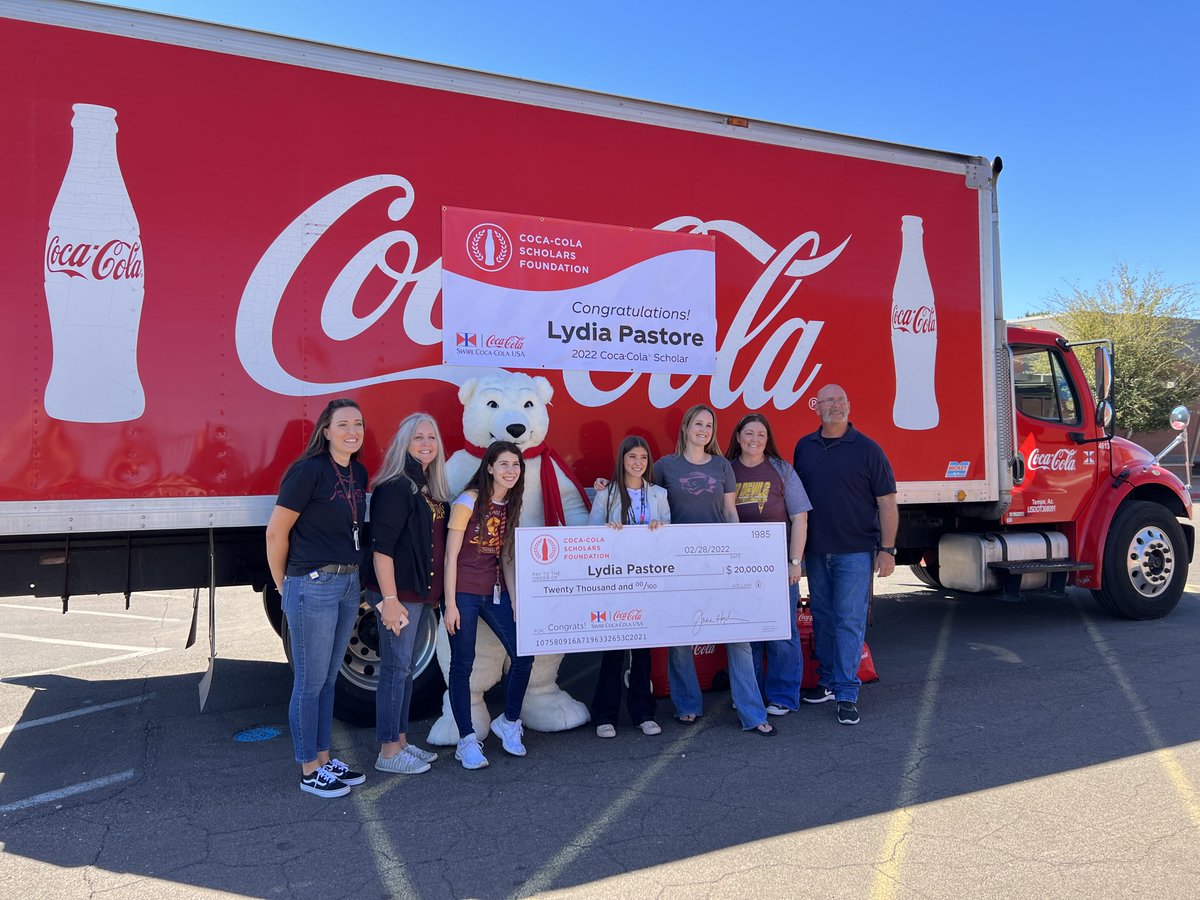 Congratulations to RM senior Lydia Pastore for being a new member of the Coca-Cola Scholars!  68,000+ applications from across the nation and only 150 graduating seniors were awarded $20,000 scholarship! RMHS pride to Lydia!