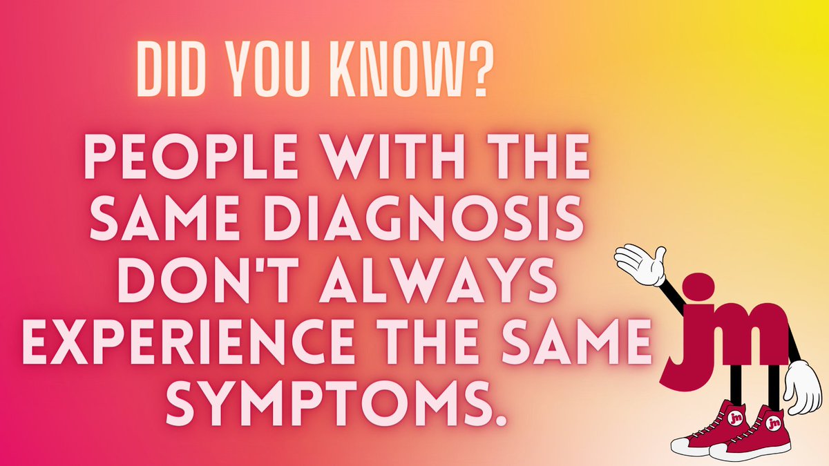 It’s important to know that just because you have the same diagnosis, doesn’t always mean you will have the same symptoms! #info4pi #jmfworld #jeffreymodellfoundation #prinaryimmunodeficiency #pi #pidd #symptoms #diagnosis #awareness #education #journey #personaljourney