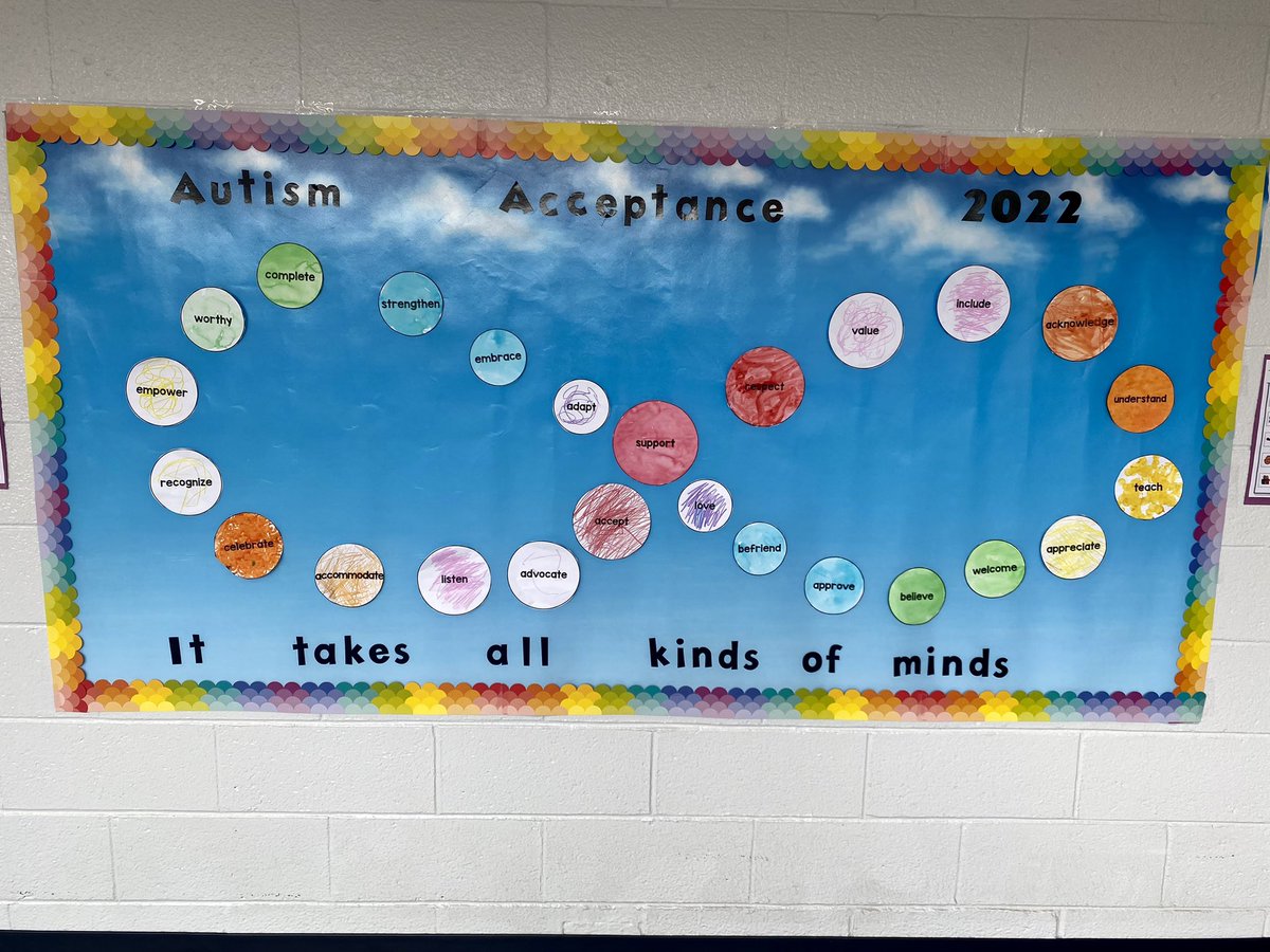 MrsThornsWorld's tweet photo. #AutismAcceptanceMonth continues with rainbow day for #Neurodiversity #MrsThornsRoseGarden @NBTECC @mrpassner @MissJessica_216 @OrqueraYolanda https://t.co/hS8U0P2cNK