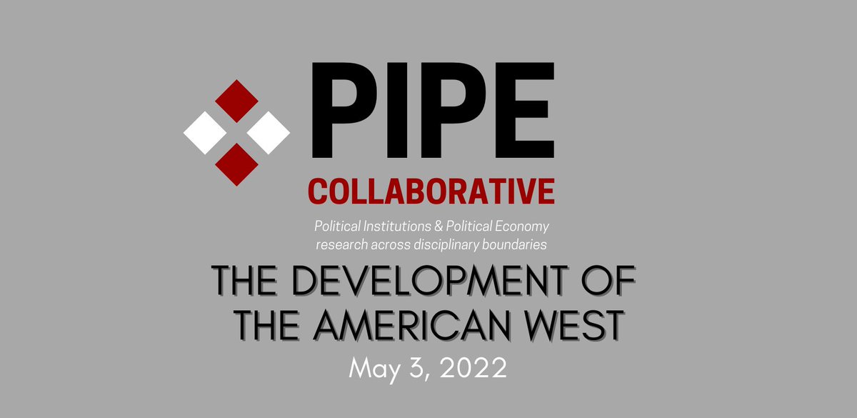 jaj7d's tweet photo. May 3: #USCPIPE Symposium: The Development of the American West
6 papers & a book-manuscript presentation by Emilie Connolly (Brandeis):“Empire’s Succession.” Discussants: @pfrymer & @seattlesquinn
Via Zoom. More info & to register:
https://t.co/7ZFyfhLYEa https://t.co/CYWtkcNRbY