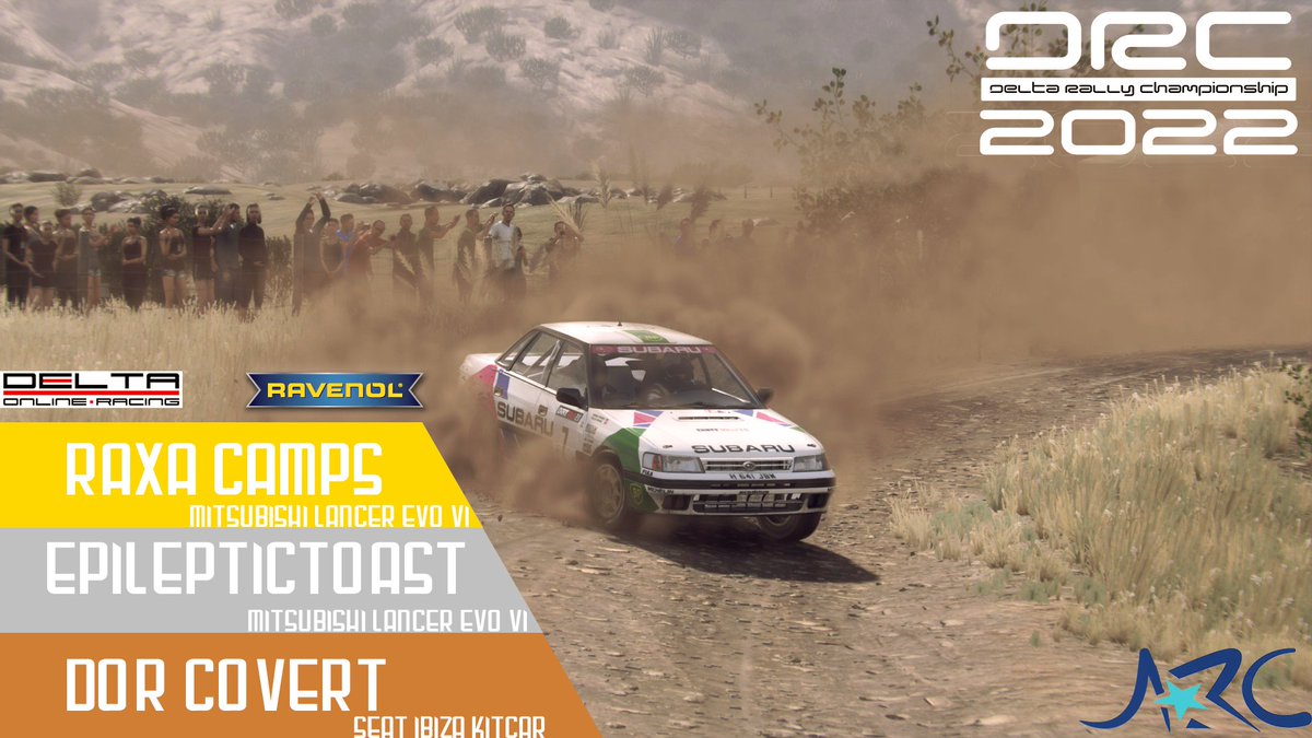 Delta Rally Championship: Round 8 - Rally of the Andes

<a href="/RAXA_eSports/">RAXA e-Sports</a>' Camps tames the rough mountain roads of Catamarca Province to bring home their Evo 6 ahead of <a href="/EpToast/">Toast</a> championship leading Evo while @DOR_Covert claims his first DRC podium since season 2 in the Ibiza